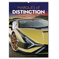 Marques of Distinction 2023 car Calendar